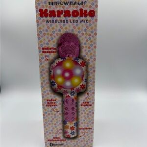 Karaoke Wireless LED Mic - Pink